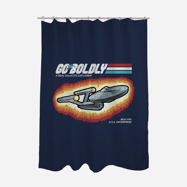 A Real Galactic Explorer-None-Polyester-Shower Curtain-NMdesign