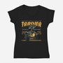 Trasher Save And Restore-Womens-V-Neck-Tee-momma_gorilla