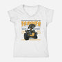 Trasher Save And Restore-Womens-V-Neck-Tee-momma_gorilla