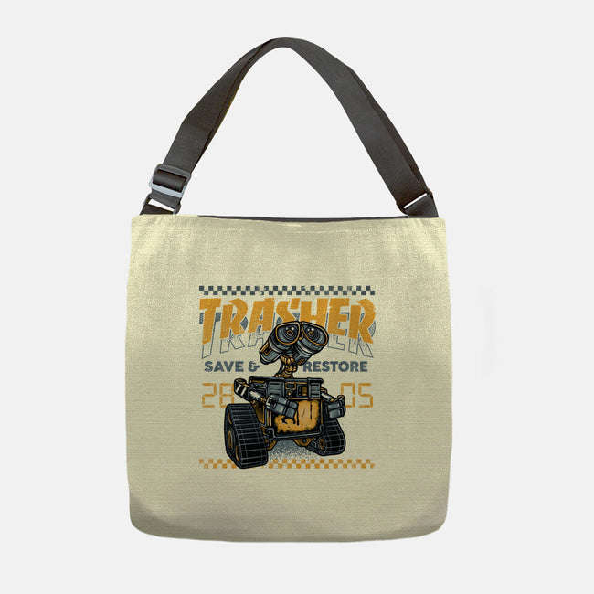 Trasher Save And Restore-None-Adjustable Tote-Bag-momma_gorilla