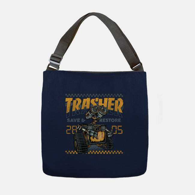 Trasher Save And Restore-None-Adjustable Tote-Bag-momma_gorilla