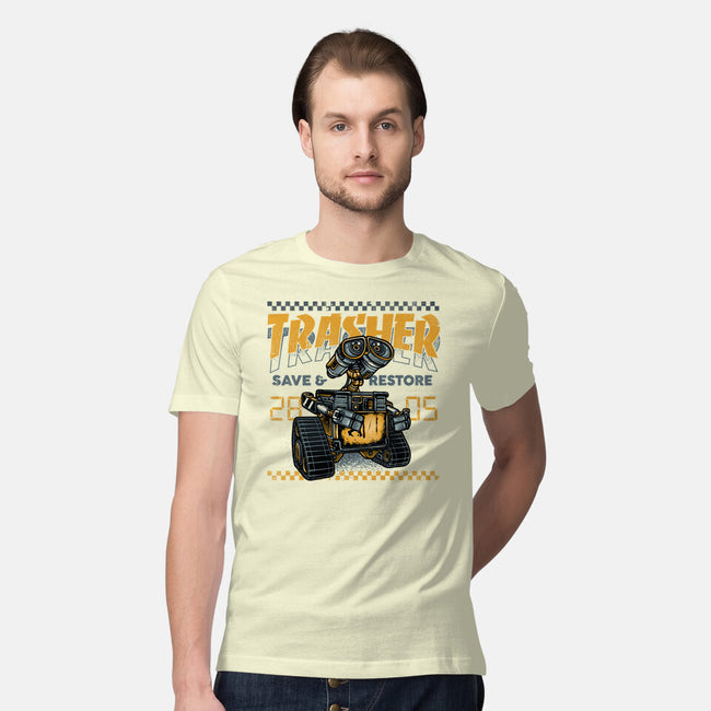 Trasher Save And Restore-Mens-Premium-Tee-momma_gorilla