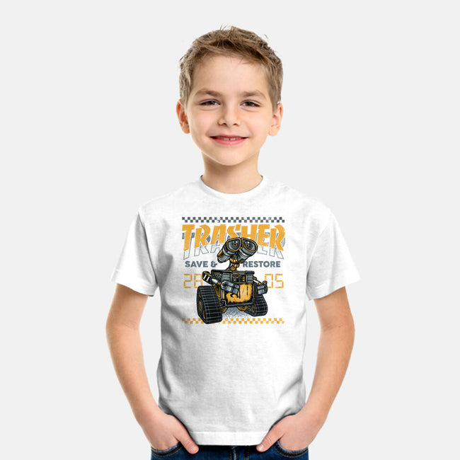 Trasher Save And Restore-Youth-Basic-Tee-momma_gorilla