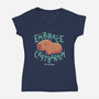 Capybarism-Womens-V-Neck-Tee-Geekydog