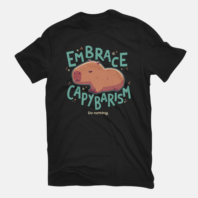 Capybarism-Womens-Basic-Tee-Geekydog