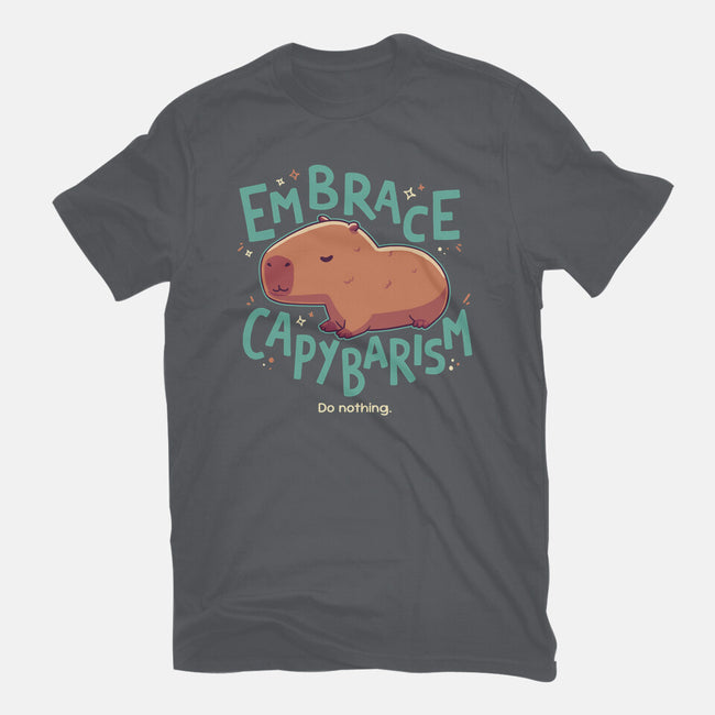 Capybarism-Womens-Basic-Tee-Geekydog