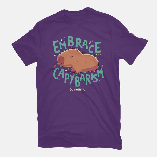 Capybarism-Womens-Basic-Tee-Geekydog