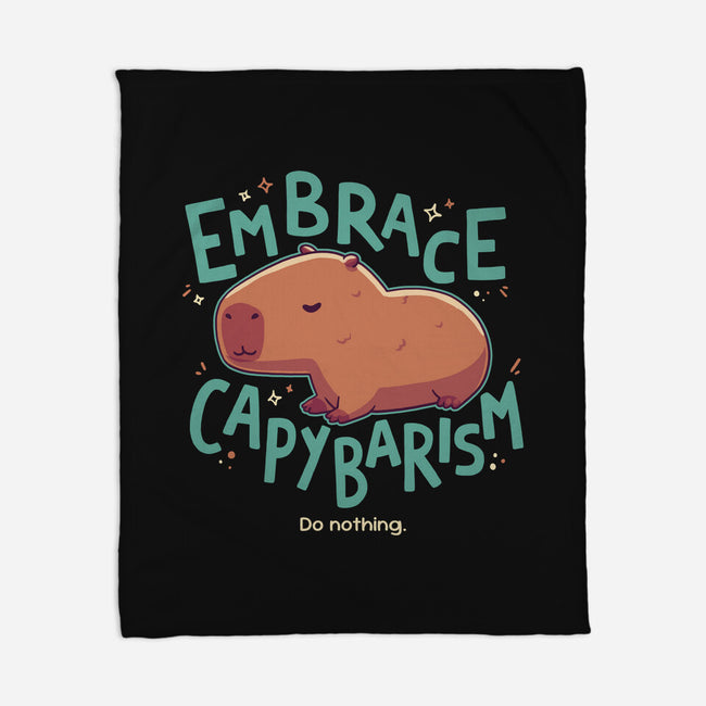 Capybarism-None-Fleece-Blanket-Geekydog