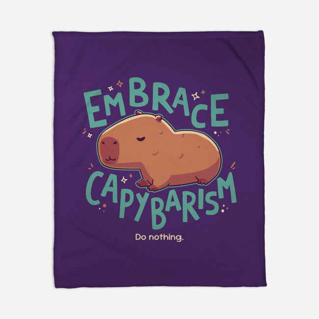 Capybarism-None-Fleece-Blanket-Geekydog