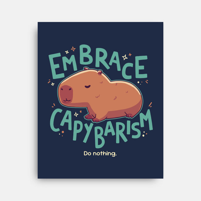 Capybarism-None-Stretched-Canvas-Geekydog
