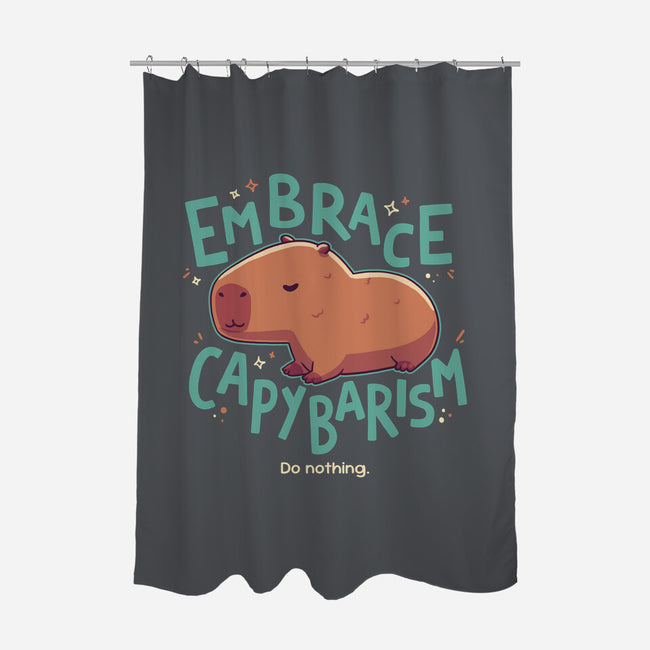 Capybarism-None-Polyester-Shower Curtain-Geekydog