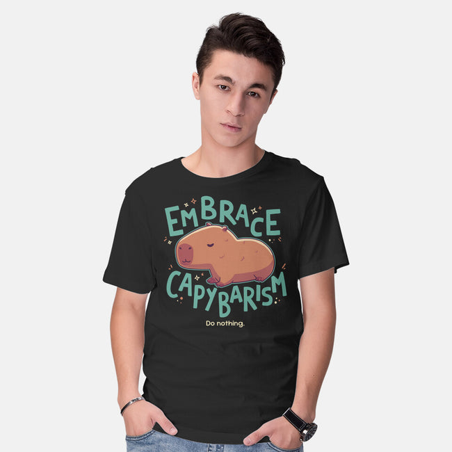 Capybarism-Mens-Basic-Tee-Geekydog