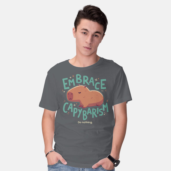 Capybarism-Mens-Basic-Tee-Geekydog