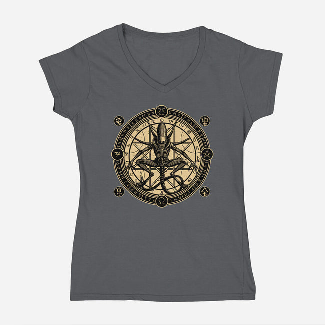 Creation-Womens-V-Neck-Tee-daobiwan