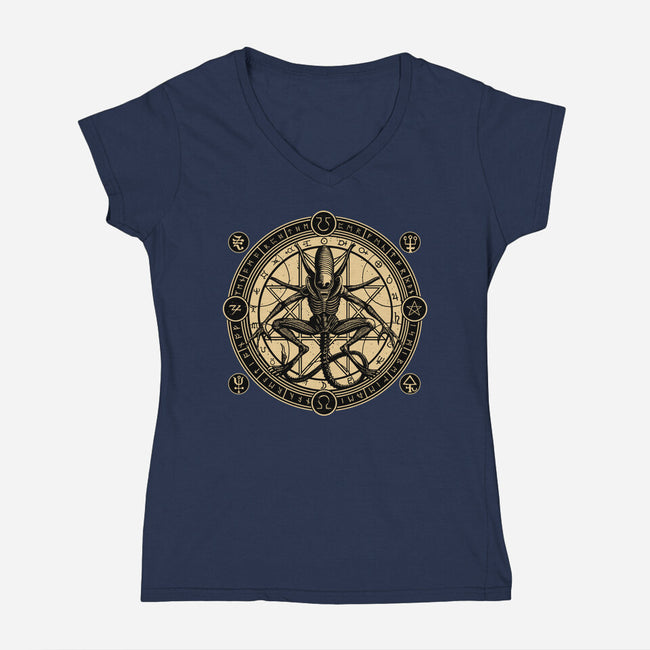 Creation-Womens-V-Neck-Tee-daobiwan