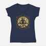 Creation-Womens-V-Neck-Tee-daobiwan