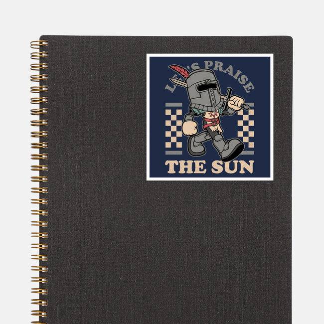 Game Mascot Sun Warrior-None-Glossy-Sticker-Studio Mootant