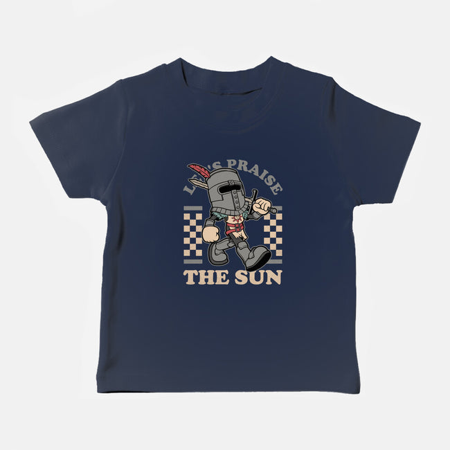 Game Mascot Sun Warrior-Baby-Basic-Tee-Studio Mootant