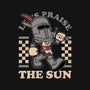 Game Mascot Sun Warrior-None-Polyester-Shower Curtain-Studio Mootant