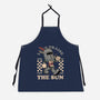 Game Mascot Sun Warrior-Unisex-Kitchen-Apron-Studio Mootant