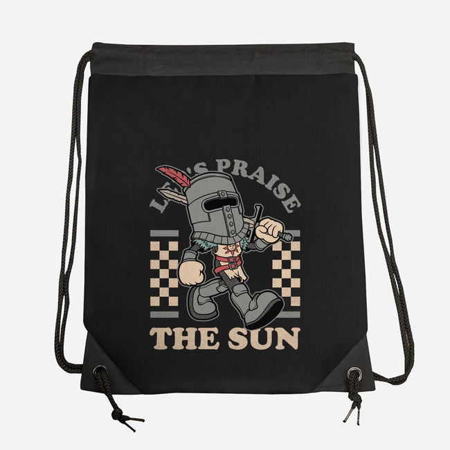 Game Mascot Sun Warrior-None-Drawstring-Bag-Studio Mootant