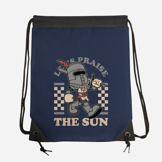 Game Mascot Sun Warrior-None-Drawstring-Bag-Studio Mootant