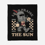 Game Mascot Sun Warrior-None-Fleece-Blanket-Studio Mootant