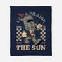 Game Mascot Sun Warrior-None-Fleece-Blanket-Studio Mootant