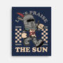 Game Mascot Sun Warrior-None-Stretched-Canvas-Studio Mootant