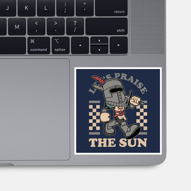 Game Mascot Sun Warrior-None-Glossy-Sticker-Studio Mootant