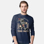 Game Mascot Sun Warrior-Mens-Long Sleeved-Tee-Studio Mootant