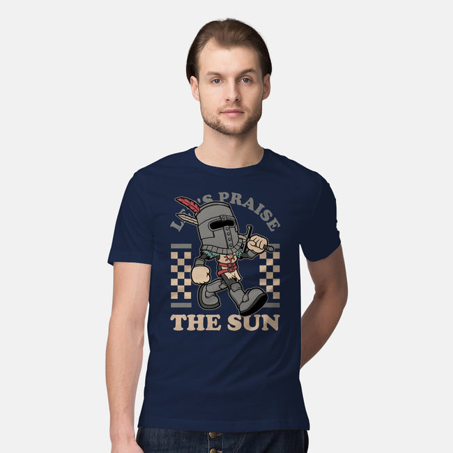 Game Mascot Sun Warrior-Mens-Premium-Tee-Studio Mootant