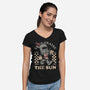 Game Mascot Sun Warrior-Womens-V-Neck-Tee-Studio Mootant