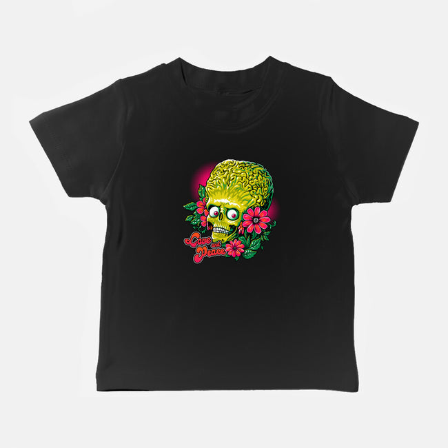 Love And Peace-Baby-Basic-Tee-daobiwan
