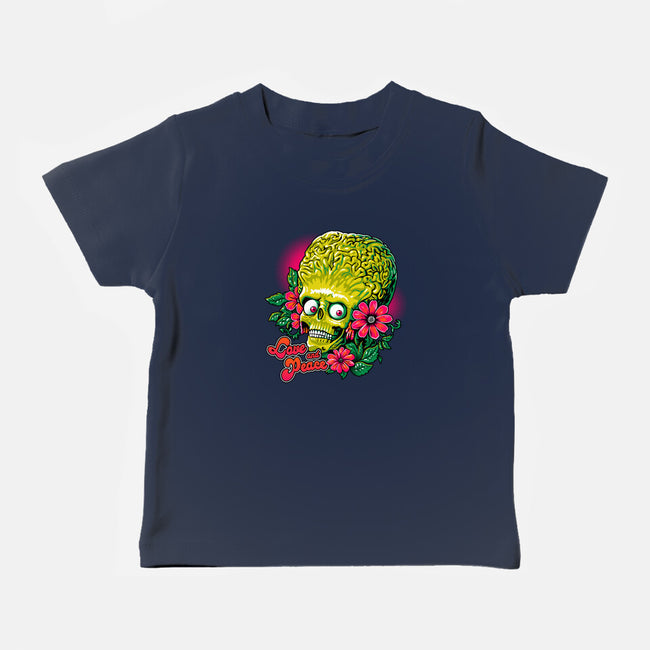 Love And Peace-Baby-Basic-Tee-daobiwan