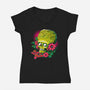 Love And Peace-Womens-V-Neck-Tee-daobiwan