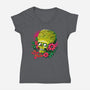 Love And Peace-Womens-V-Neck-Tee-daobiwan