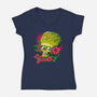 Love And Peace-Womens-V-Neck-Tee-daobiwan