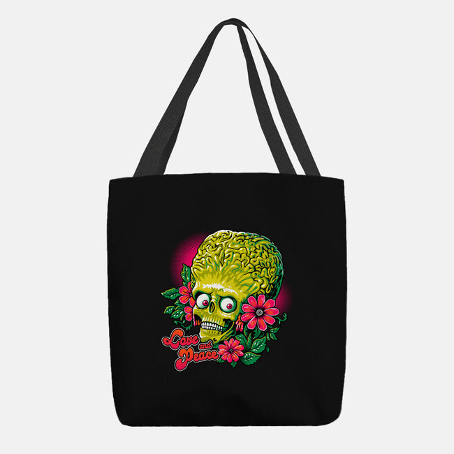 Love And Peace-None-Basic Tote-Bag-daobiwan