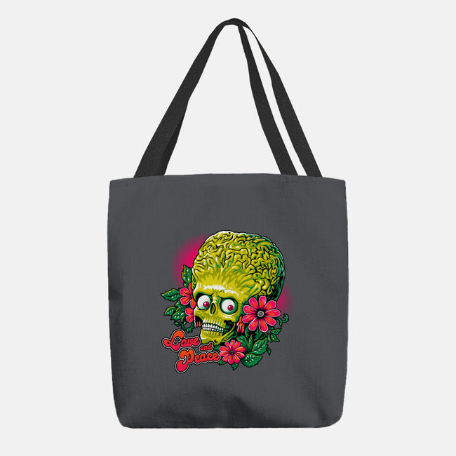 Love And Peace-None-Basic Tote-Bag-daobiwan