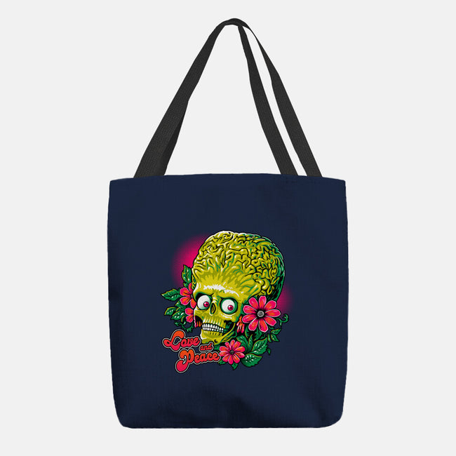 Love And Peace-None-Basic Tote-Bag-daobiwan