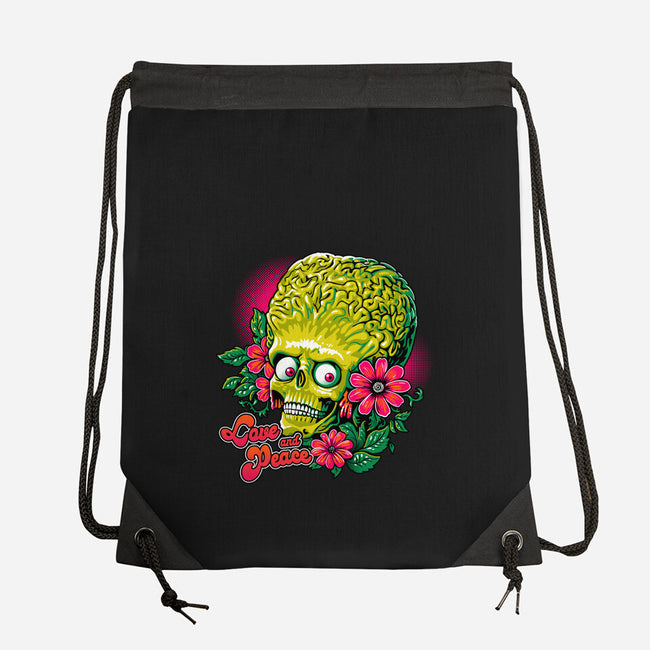 Love And Peace-None-Drawstring-Bag-daobiwan