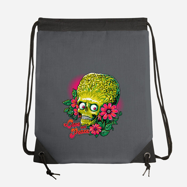 Love And Peace-None-Drawstring-Bag-daobiwan