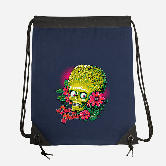 Love And Peace-None-Drawstring-Bag-daobiwan