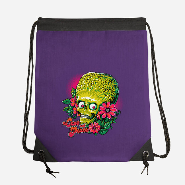 Love And Peace-None-Drawstring-Bag-daobiwan