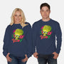 Love And Peace-Unisex-Crew Neck-Sweatshirt-daobiwan