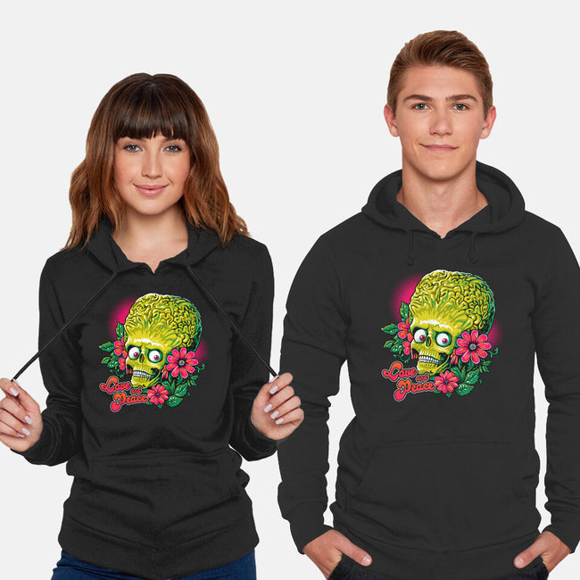 Love And Peace-Unisex-Pullover-Sweatshirt-daobiwan