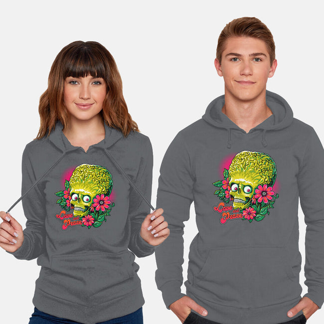 Love And Peace-Unisex-Pullover-Sweatshirt-daobiwan