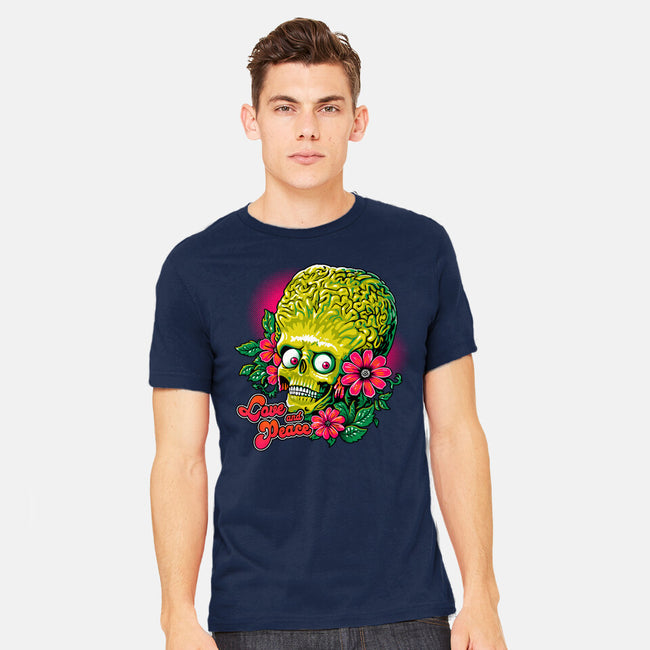 Love And Peace-Mens-Heavyweight-Tee-daobiwan
