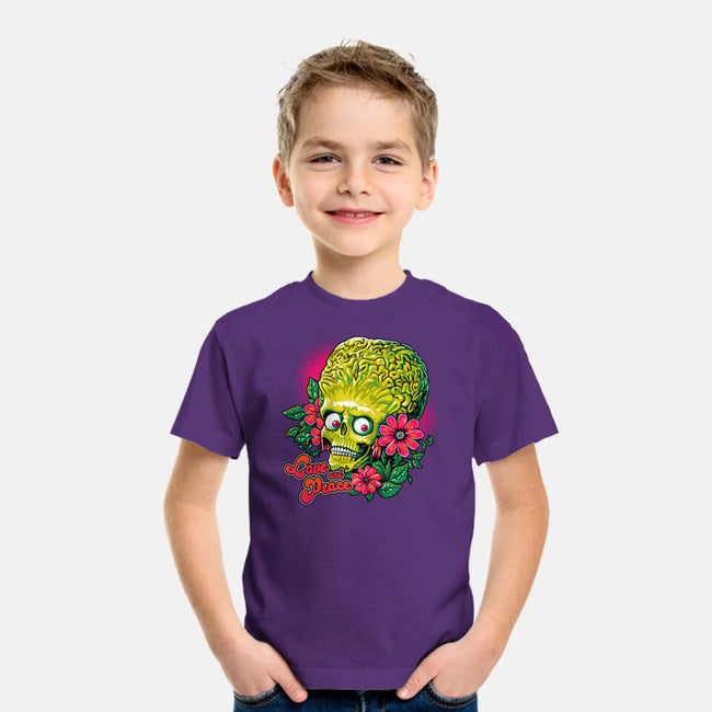 Love And Peace-Youth-Basic-Tee-daobiwan